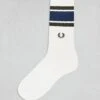 Fred Perry Twin Tipped Socks In White For Men