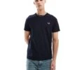 Fred Perry Twin Tipped T-shirt In Dark Blue For Men Navy