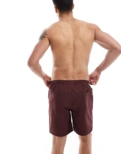 Fred Perry Swim Shorts In Burgundy For Men -Modish Men Wear 208006720 4