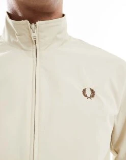 Fred Perry Brentham Jacket In Light Beige For Men -Modish Men Wear 208008037 3