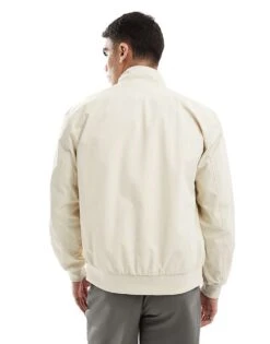 Fred Perry Brentham Jacket In Light Beige For Men -Modish Men Wear 208008037 4