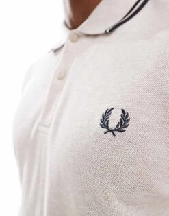 Fred Perry Twin Tipped Polo Shirt In Light Pink For Men -Modish Men Wear 208008079 3